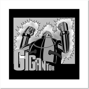 Gigantor Classic 2 (B&W) Posters and Art